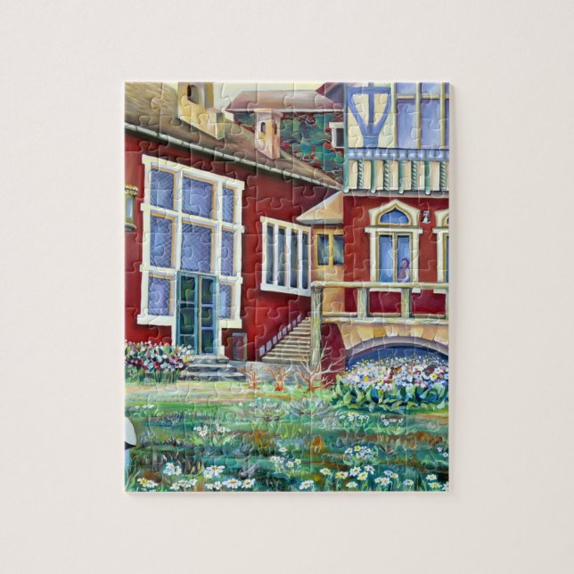 Sweden, Traditional Landscape Jigsaw Puzzle (Vertical)