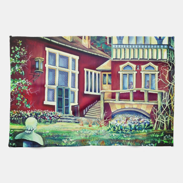 Sweden, Traditional Landscape Kitchen Towel (Horizontal)