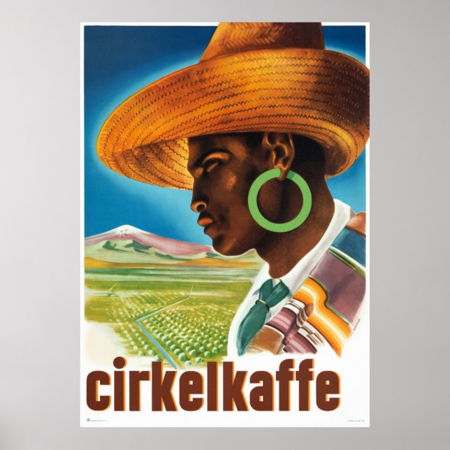 Sweden Vintage Advertising Poster Restored (Front)