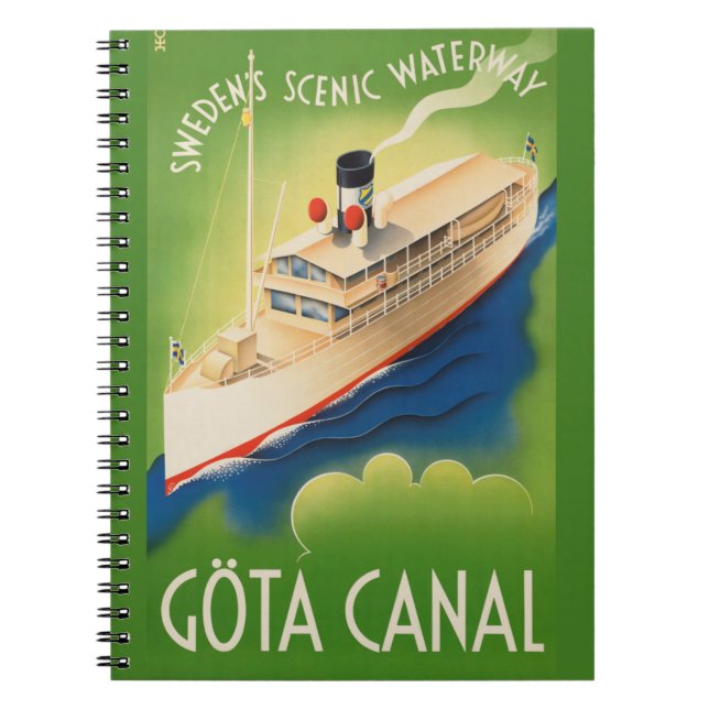 Sweden Vintage Travel notebook (Front)