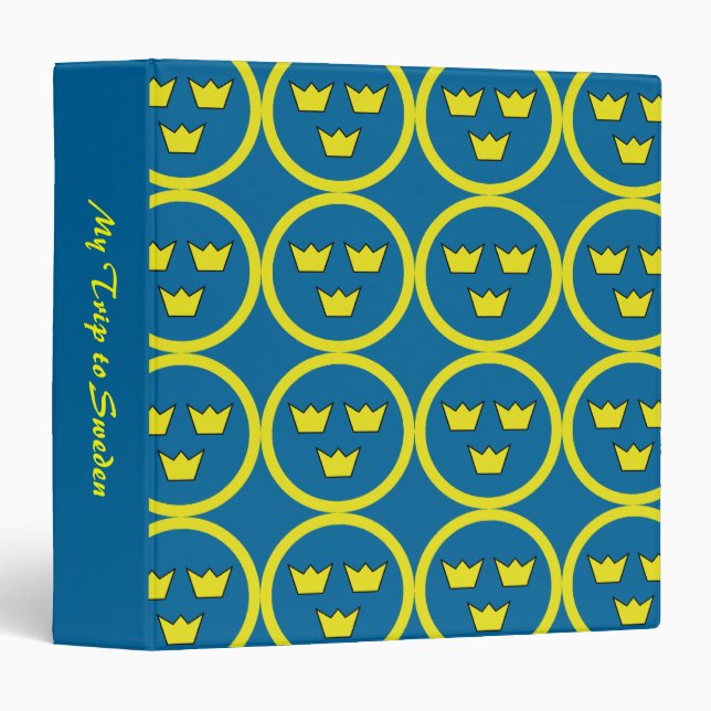 Sweden's Three Crowns  Album Binder (Front/Spine)