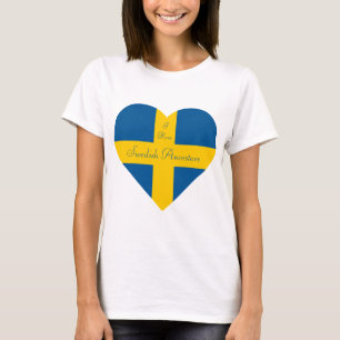 Swedish Ancestors Heart T-Shirt