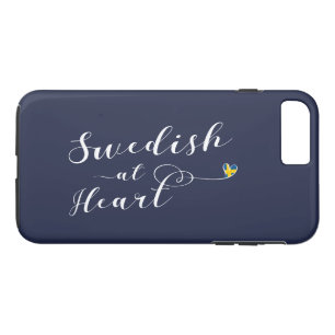 Swedish At Heart Cell Phone Case