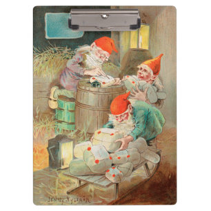 Swedish Christmas Santa (by Jenny Nyström) Clipboard