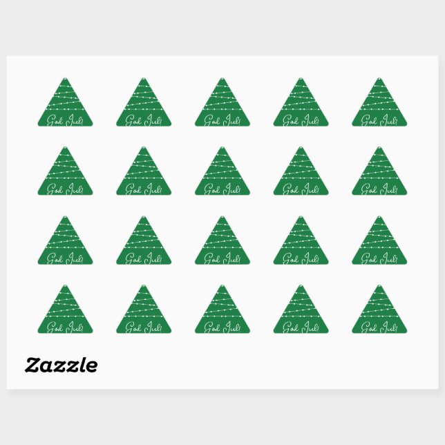 Swedish Christmas tree Personalized sticker (Sheet)
