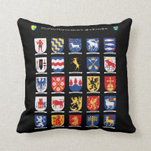 Swedish Coat of Arms Pillow
