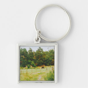 Swedish Countryside Keychain
