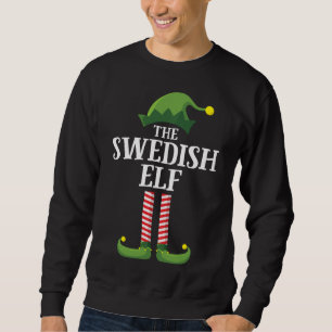 Swedish Elf Matching Family Christmas Party Sweatshirt