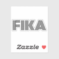 Swedish Fika Black and White
