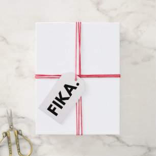 Swedish Fika Bold Rectangular Gift Tags