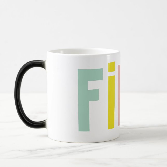 Swedish Fika Colours Magic Mug (Left)