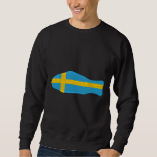 Swedish Fish In Swedish Flag Sweatshirt