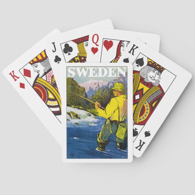 Swedish Fisherman Playing Cards (Back)