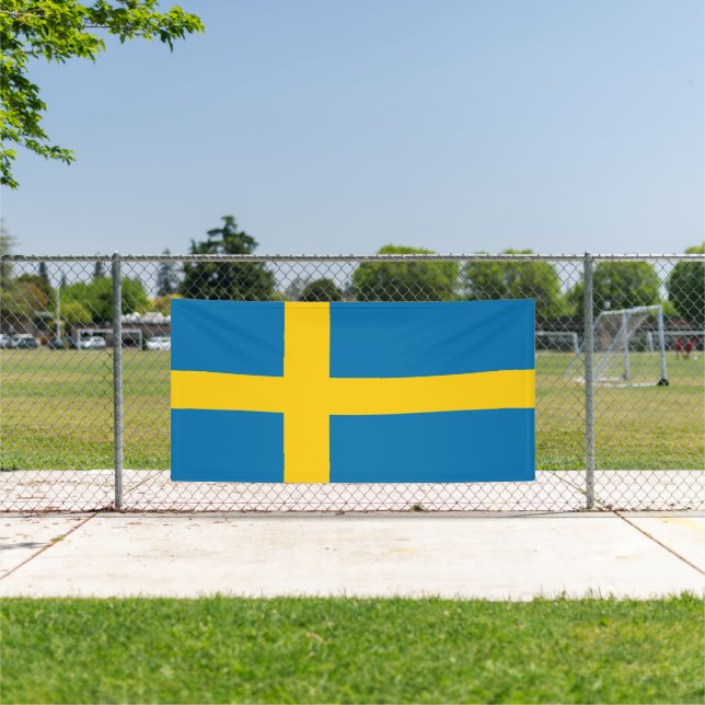 Swedish Flag Banner (Insitu)