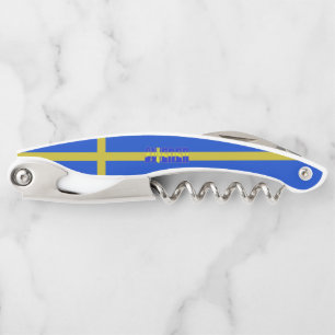 Swedish flag corkscrew