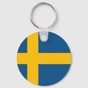 Swedish Flag Keychain