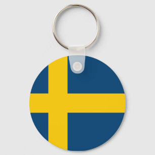 Swedish Flag Keychain