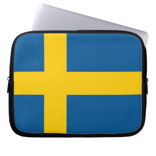 Swedish Flag Laptop Sleeve