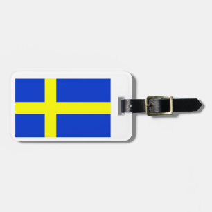 Swedish Flag Luggage Tag