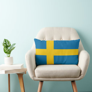 Swedish Flag Lumbar Pillow