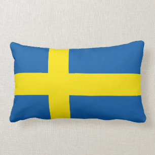 Swedish Flag Lumbar Pillow