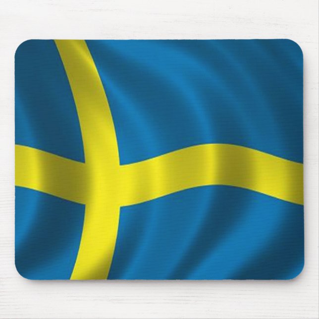 Swedish Flag Mouse Pad (Front)