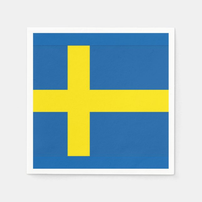 SWEDISH FLAG NAPKIN (Front)