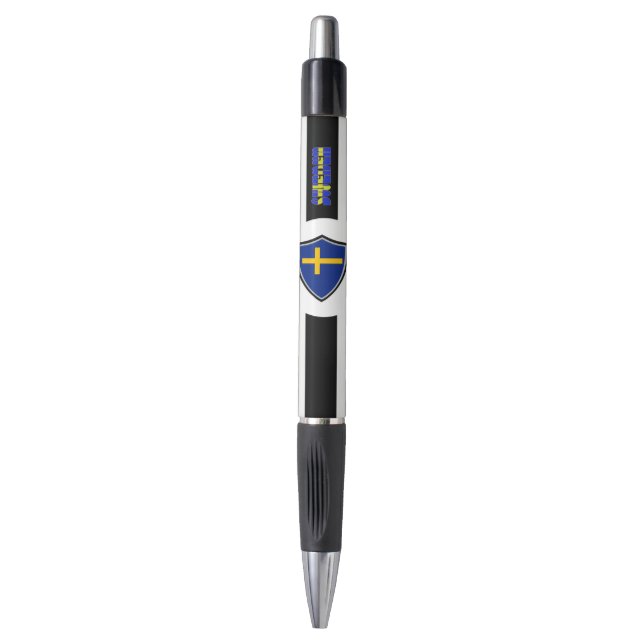 Swedish flag pen (Front Vertical)