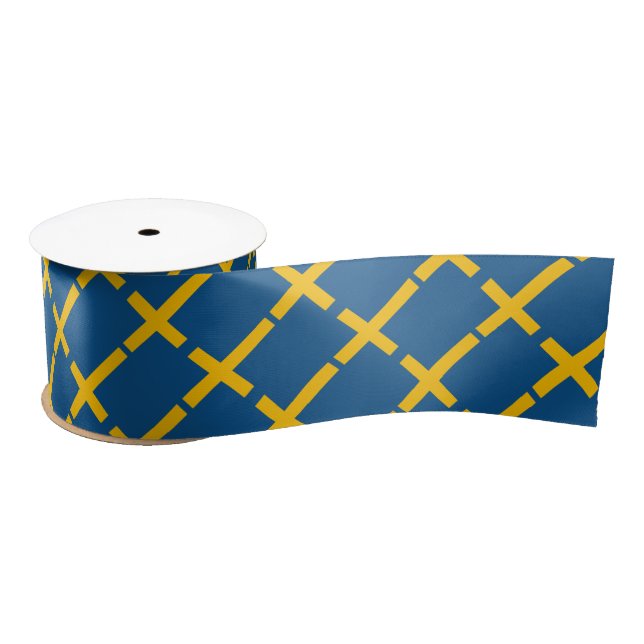 Swedish Flag Satin Ribbon (Spool)