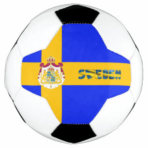 Swedish flag soccer ball