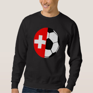 Swedish Flag Soccer Fans Football Switzerland Sweatshirt