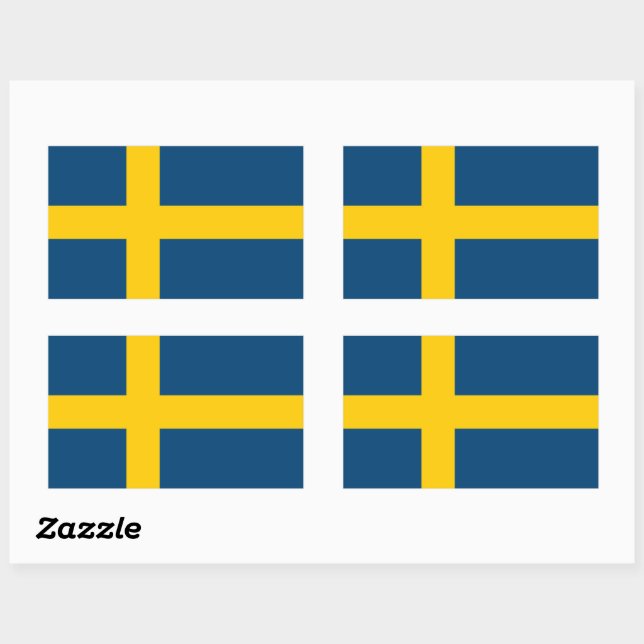 Swedish Flag Sticker (Sheet)