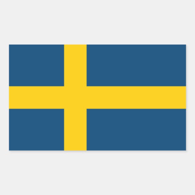 Swedish Flag Sticker (Front)