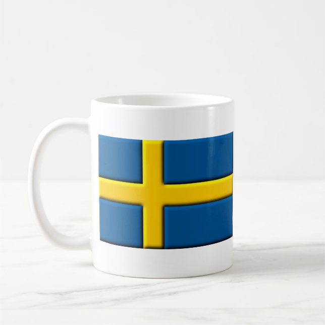 Swedish Flag Svensk Mug (Left)