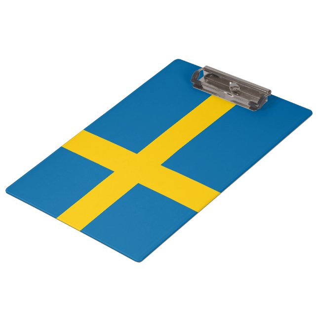 Swedish Flag (Sweden) Clipboard (Angled)