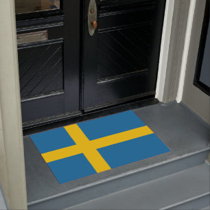 Swedish Flag (Sweden) Doormat