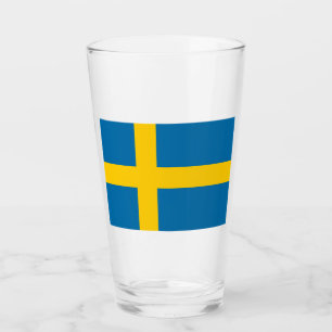 Swedish Flag (Sweden) Glass