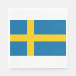 Swedish Flag (Sweden) Napkin
