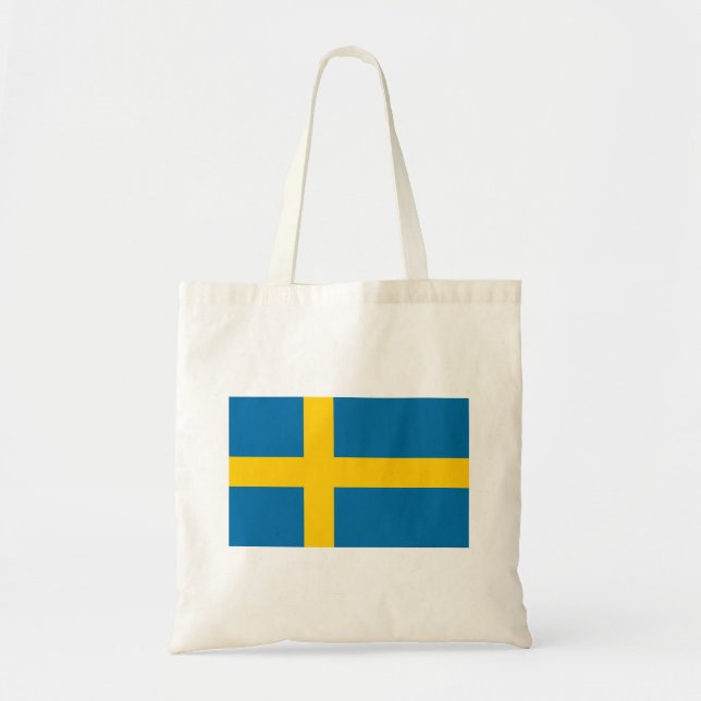 Swedish Flag (Sweden) Tote Bag (Front)