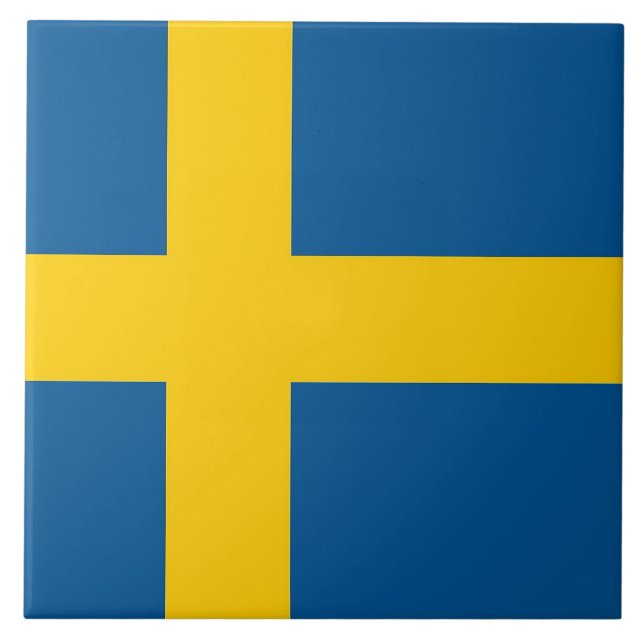 Swedish Flag Tile (Front)