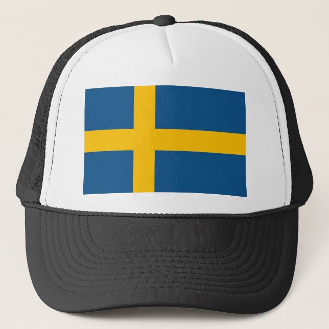 Swedish Flag Trucker Hat (Front)