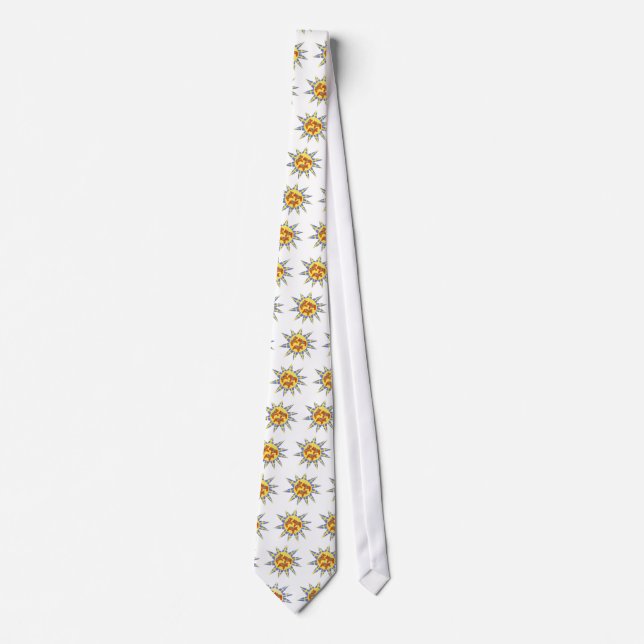 Swedish Flags and Dala Horses Tie (Front)