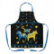Swedish Folk Dala Horse l Blue and Yellow