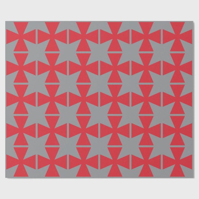 Swedish Freemasons Cross Wrapping Paper (Flat)