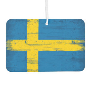 Swedish Grunge Flag Car Air Freshener