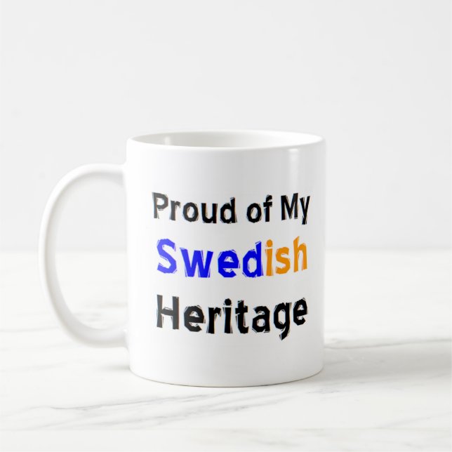 swedish heritage coffee mug (Left)