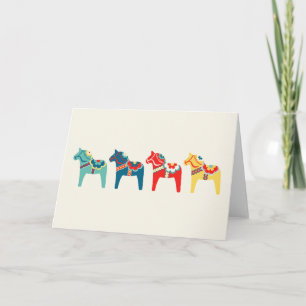 Swedish Horses Card