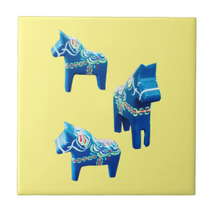 Swedish Horses Ceramic Tile