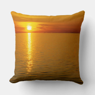 Swedish Islands Sunset. Throw Pillow