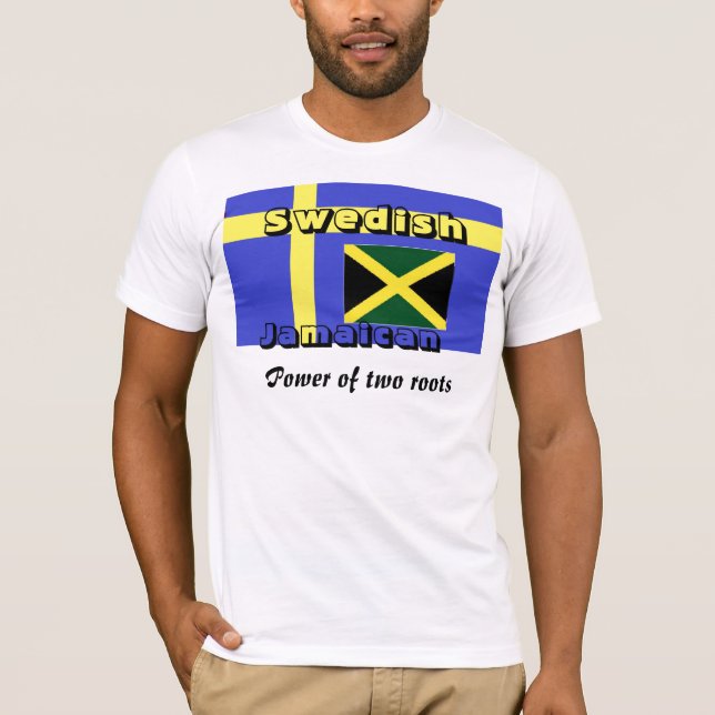 Swedish jamaican t-shirts (Front)